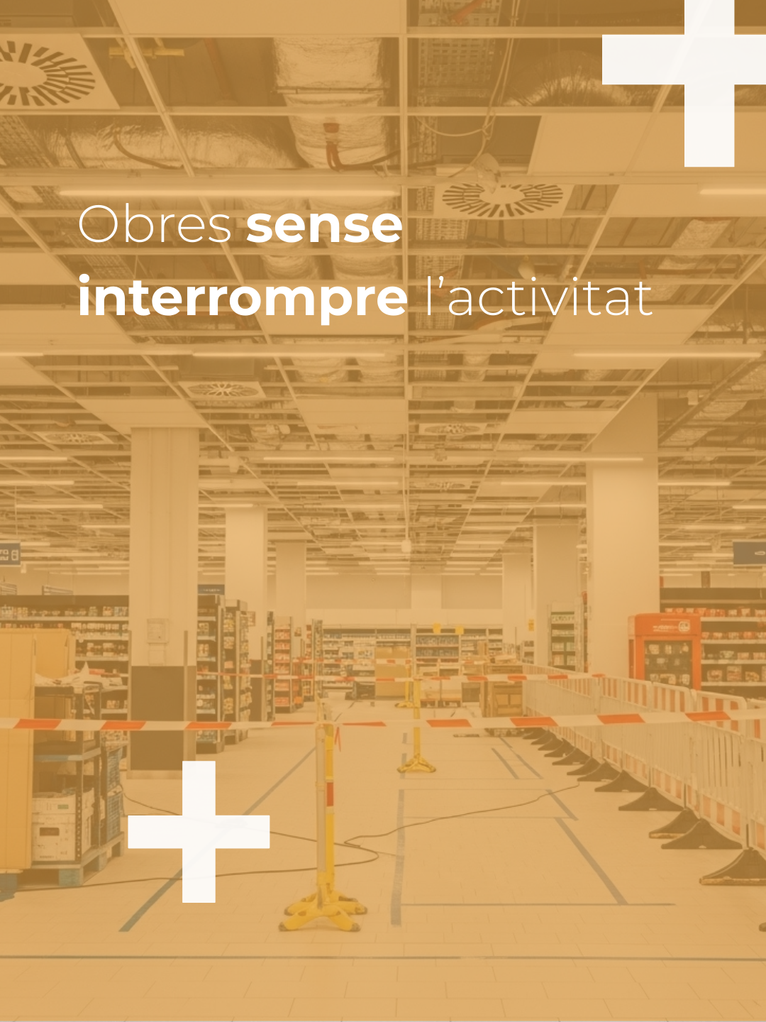 Obres sense interrompre l’activitat